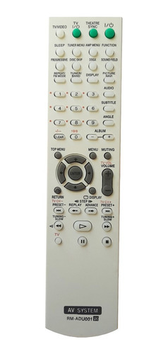 Control Teatro Compatible Con Sony Rm-adu001 + Forro + Pilas