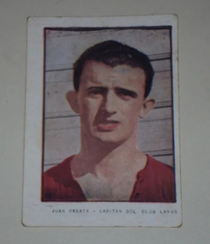 #f Figurita Futbol Cigarrillos Dolar - Capitan Club Lanus