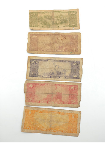 Billetes Antiguos Brasil 1939 (lote) - Numismatica (Usado)