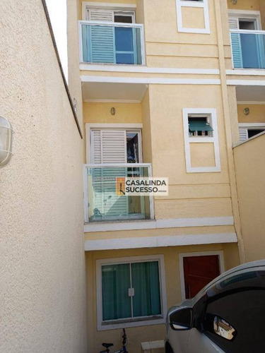 Sobrado Com 3 Dormitórios À Venda, 214 M² Por R$ 630.000,00 - Penha De França - São Paulo/sp - So1073