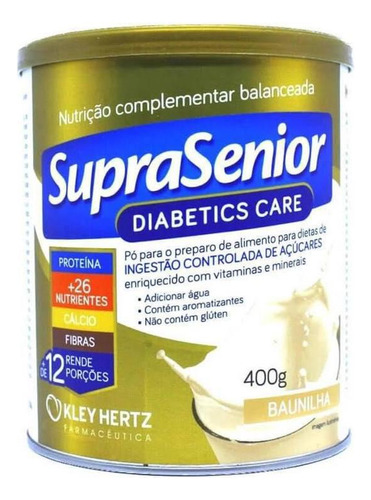 Suprasenior+kley Hertz+nutrição Complementar+sem Açucar