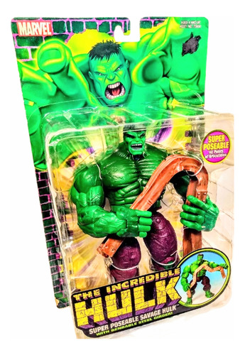 Toybiz Marvel Legends The Incredible Hulk 2004 - Hulk Savage (Usado)