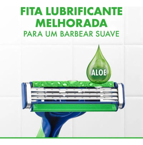 Aparelho Gillette Prestobarba3 Sensitive 2 Pacotes C 4 Cada