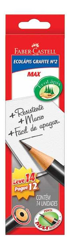 Lapiz De Escribir  Faber 1205 Caja 12+2 Gratis