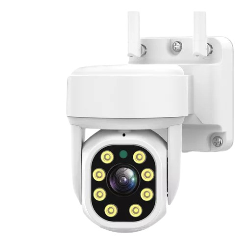 Cámara de seguridad  KAMEP S5 con resolución de 8MP visión nocturna incluida blanca