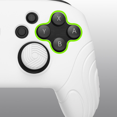 Funda De Silicona Para Nintendo Switch Pro Control Blanca
