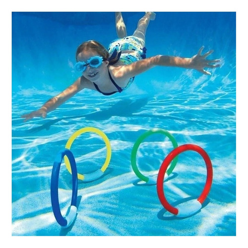 Juego De Juguetes De Natación De Buceo De 19 Piezas Con Anil