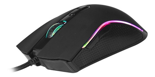 Mouse Gamer Programable Nisuta Nsmogz8 Rgb 6400 Dpi Con Soft