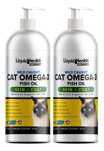 Liquid Health Pets Purr-fection Omega 3 Aceite De Pescado Pa