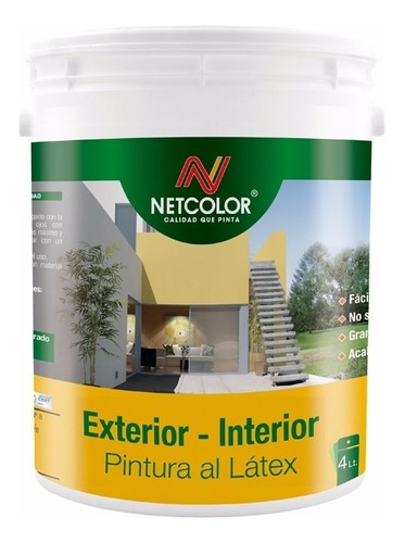 Pintura Látex Interior-exterior Blanco 10lts | Giannoni