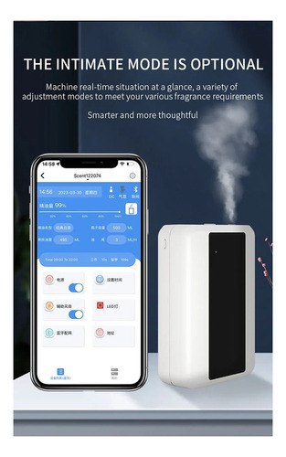 Máquina Aromatizante Automática Wifi Oils Difusor Para Hote