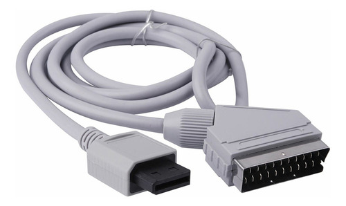 (b) Cable Rgb Scart De Vídeo Tv Av Para Wii Ntsc/pal/gam