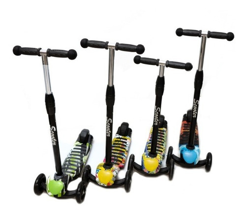 Monopatin Infantil 3 Ruedas Con Luz Led