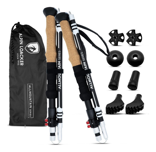 Bastones De Trekking Plegables Ultraligeros Marca Mmg