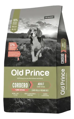 Old Prince Perro Adulto Proteínas Noveles Raza Pequeña Cordero x 15 kg
