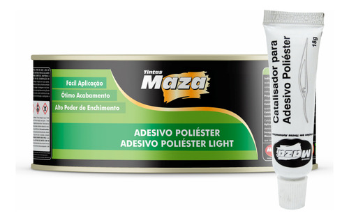 Massa Poliester Adesivo Funilaria Automotiva P/imperfeições