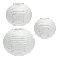 Comprar 10 Pantallas Chinas 25cm Blanca Linterna Lampara Decoracion