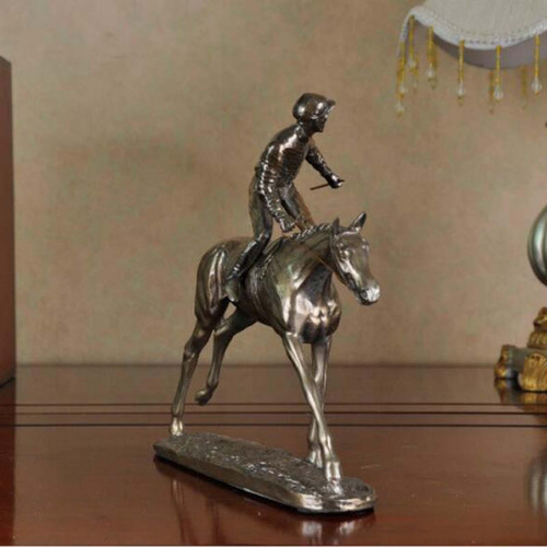 Estatuilla De Montar , Adornos, Estatua De Vaquero