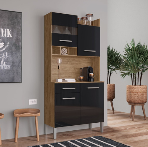 Imagen 2 de 8 de Mueble De Cocina Kit Completo 4 Puertas Cajon Amoblamiento
