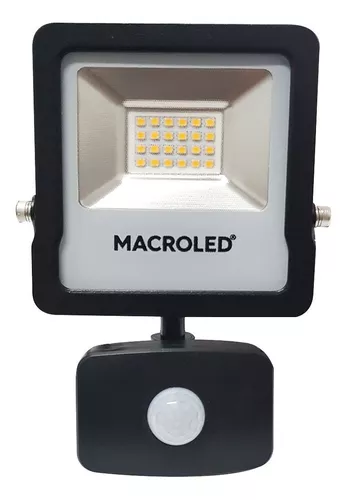 REFLECTOR LED CON SENSOR DE MOVIMIENTO MACROLED 30W