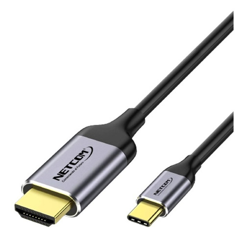 Cable Adaptador Usb C A Hdmi Netcom De 1.8 Metros 4k 60hz