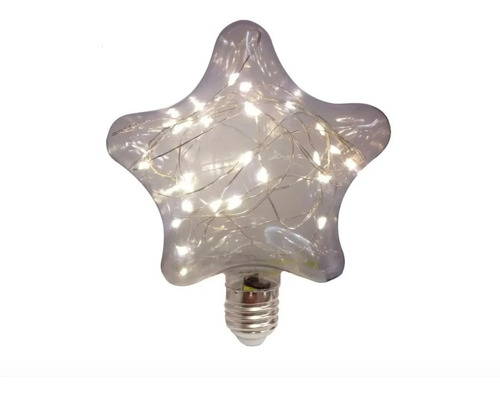 Lampara Con Hilo Led Decorativa Estrella 2w E27 3000k Tbcin