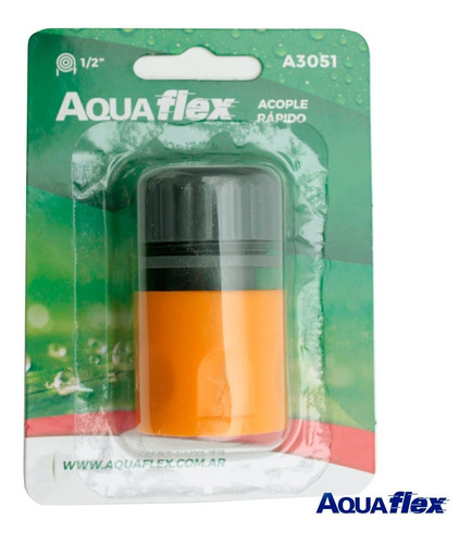 Imagen 2 de 7 de Acople Rapido Para Manguera Riego 1/2 Pulgada H3051 Aquaflex