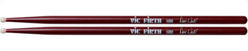 Vic Firth Baquetas Dave Weckl Punta Nylon Batería Percusión Color Vino Tamaño 16