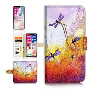 Para iPhone X Cubierta De La Caja De Wallet Flip Protector