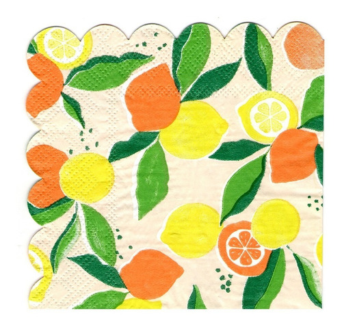 Imagen 4 de 5 de Servilletas Decoupage Set Citrus Laura Craft