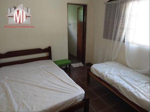 Linda Chácara Com Escritura, 05 Dormitórios, Piscina, Salão De Jogos, Pomar, À Venda, 3270 M² Por R$ 550.000 - Zona Rural - Pinhalzinho/sp - Ch0901