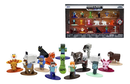 Pack de 20 figuras Minecraft Series 8 Nano Metalfigs Jada