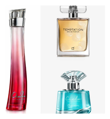 Perfumes Osadía, Cielo Y Temptation Yan - mL a $556