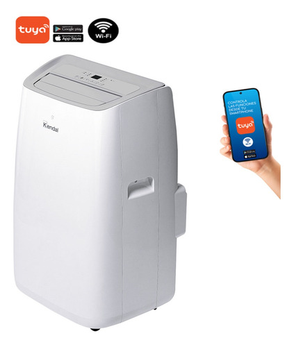 Aire Ac Portatil Wifi Frio Calor Kendal Eva Pro 12000 Btu