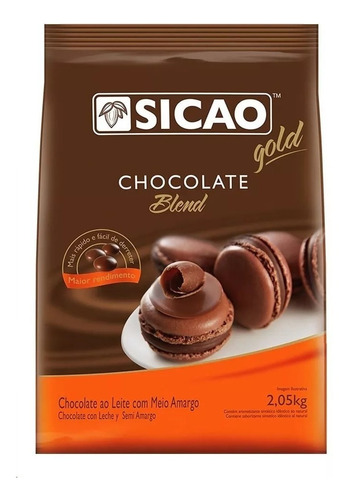 Gotas De Chocolate Blend Gold 2,05kg - Sicao - Atacado