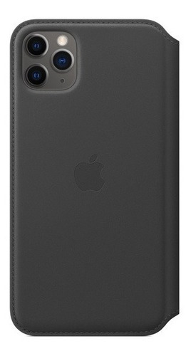 Carcasa Apple Folio De Cuero iPhone 11 Pro Max Negro