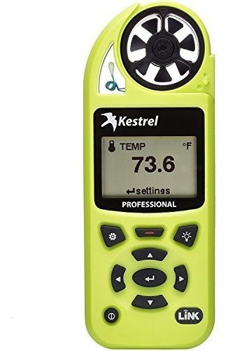 Medidor Ambiental Profesional Kestrel 5200 Con Enlace, Verde