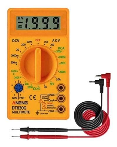 Tester Multimetro Digital Dt830 Electronica Servicio Técnico