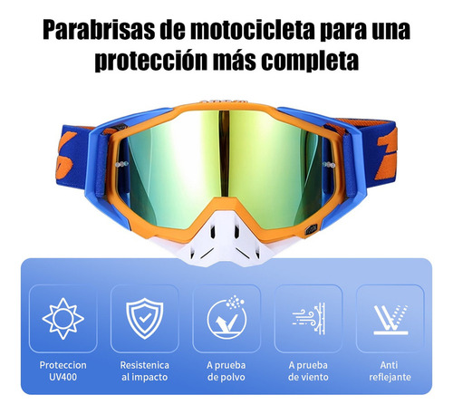 . Googles Motocross De Tácticas Ajustable Gafas Deportivas