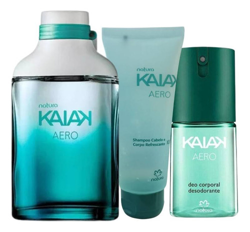 Set X3 Natura Kaiak Aero Masculino: Per - mL a $119