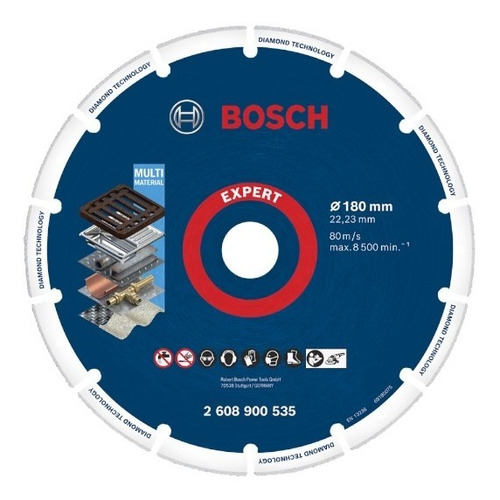 Disco Diamantado Bosch Expert Para Metal 180mm 535