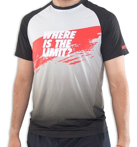 Imagen 1 de 5 de Camiseta Playera Running Correr Witl Team (h) - Josef Ajram
