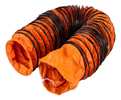 Vevor Manguera De Conducto Flexible Pvc 7,6m Para Ventilador Color Naranja claro