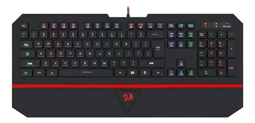 Teclado Gamer Redragon Karura 2 Rgb Abnt2 K502rgb Cor De Teclado Preto Idioma Português Brasil