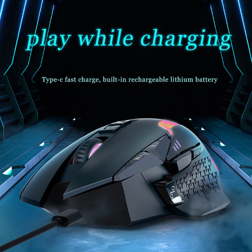 Ratón Bluetooth Inalámbrico Nyiefada Recargable Con Soporte