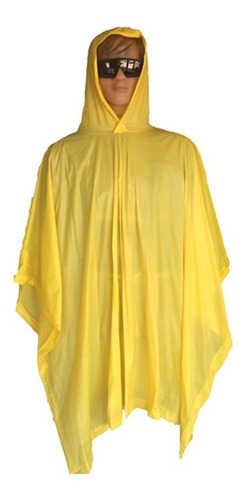Imagen 2 de 9 de Poncho Lluvia Agua Pvc 100% Impermeable Transparente