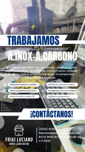 Servicios De Corte Laser Y Grabado Con Tecnologia Cnc