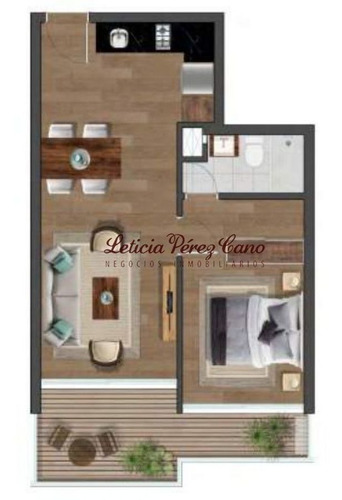 Imagen 2 de 2 de Venta Apartamento En Playa Mansa , 1 Dormitorio