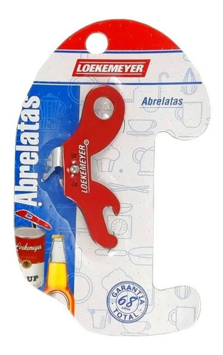 Imagen 2 de 2 de Abrelatas Uña Loekemeyer Acero Inoxidable Destapador
