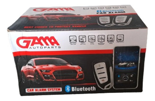 Alarma Para Carros Vehiculos Con Bluetooth Marca Gama